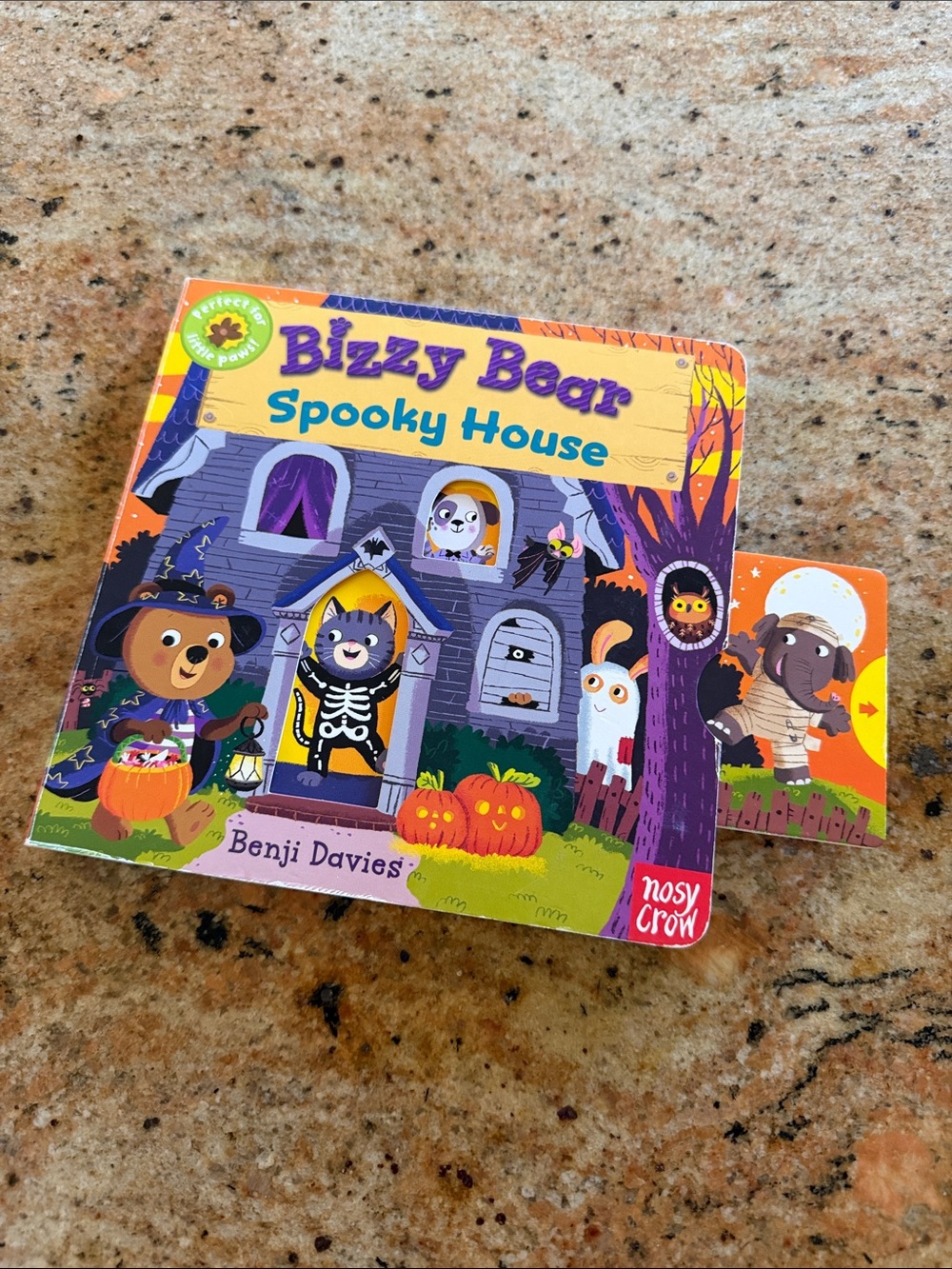 Spooky House - Colorful Orange & Purple Halloween Kids Toy Book